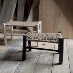 Tabouret tressé